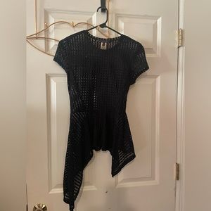 🧡BCBGMaxazria Xs asymmetrical blouse
